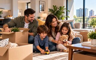 Joyful Family Moving Day