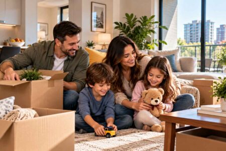 Joyful Family Moving Day