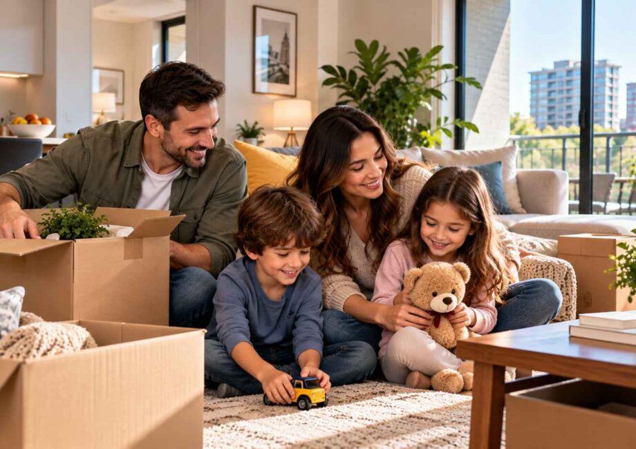 Joyful Family Moving Day